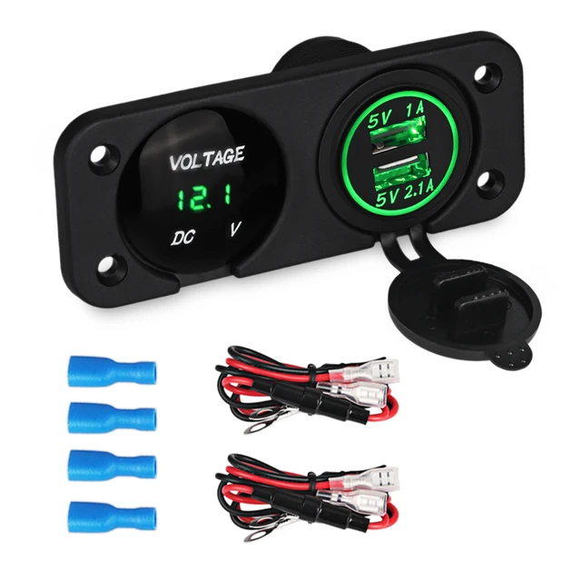 Buy Car Digital Voltage Meter Display Voltmeter For