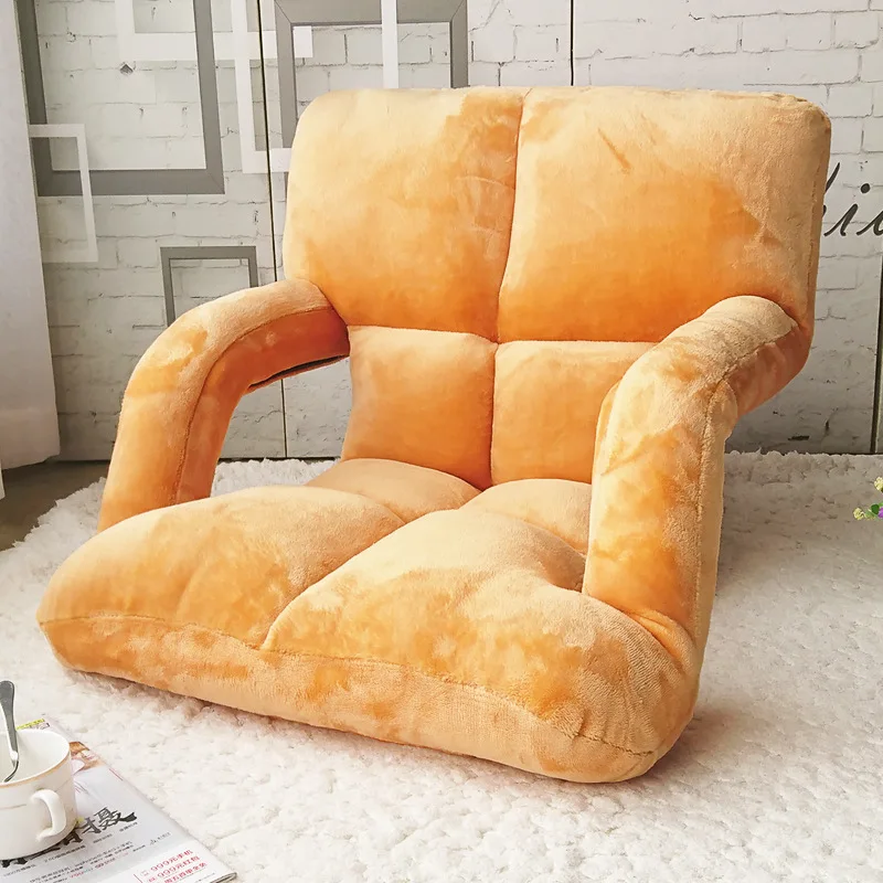  Single Folding Handrail Casual Sofa Children's Floor Chair Computer Bed Chair Portable Furniture Co
