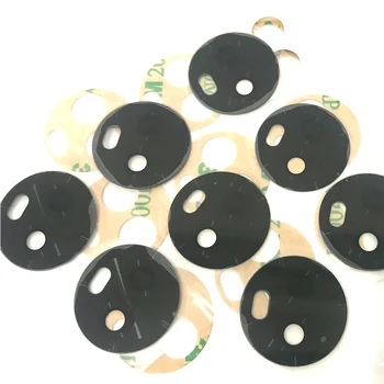 

10 sets For Motorola Moto E5 Plus Original New Rear Back Camera Lens Glass Cover Ring with Adhesive Sticker