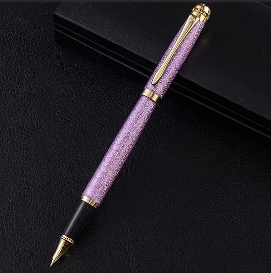 

High Quality 0.38MM Point Nib Matte Pattern Fountain Pen Elegant Cute Office School Supplies Iraurita Writing Ink Pen For Women