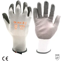 SAFETY-INXS 13 калибр PU покрытие уровень 3 порезостойкие рабочие перчатки