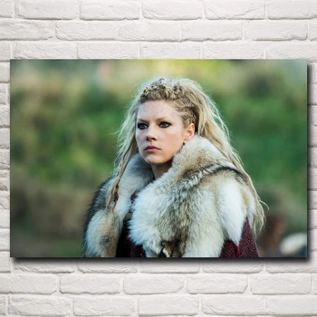 

Vikings TV Series Art Silk Fabric Poster Print Home Wall Decor Pictures 12x18 16X24 20x30 24x36 Inches Free Shipping