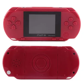 

16 Bit Portable Game Console PXP3 Handheld Video Game Player With 2 Game Cards Joystick Slim Station Classic Child Game Consoles