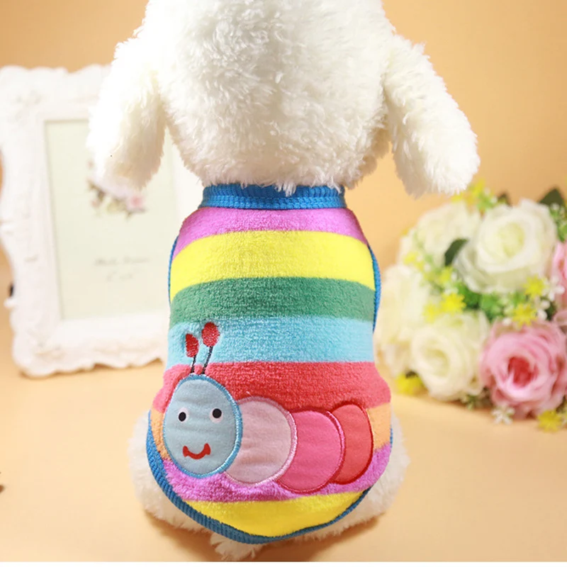 Cute Dog Clothes Costumes Warm Fleece Puppy Pet Cat Coat Jacket Autumn Winter Clothes For Small Dogs Cats Chihuahua Pug Clothing
