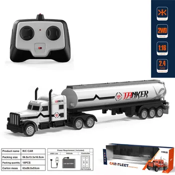 

COMEAN RB1901 1/16 2.4G 15km/h 4CH 2WD Mini Rc Car Simulated Tractor Transport Vehicle RTR Model Vehicle Toy High Speed RC Car