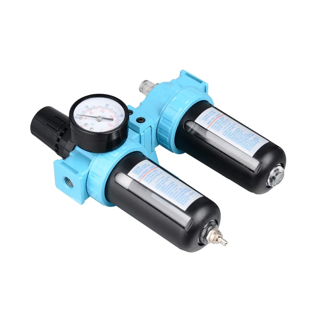 Air Compressor oil Water Separator Regulator Trap Filter Airbrush Two Union Treatment Air Compressor oil Water Separator Regulator Trap Filter Airbrush Two Union Treatment
