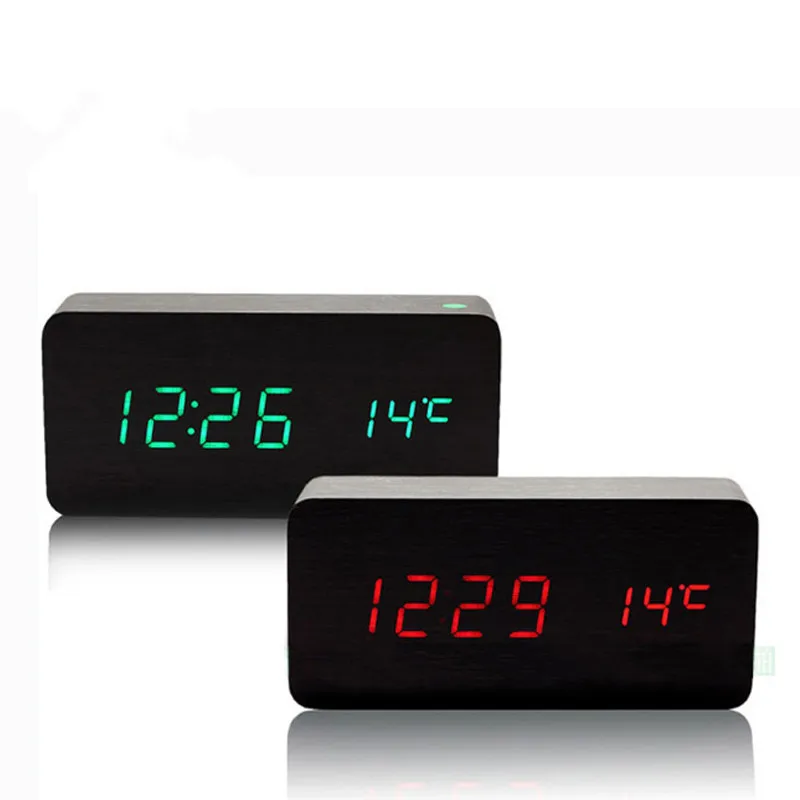 Cute Desktop Clock Mesa De Som Electronic Led Reloj Despertador