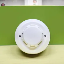 12 В DC Проводной детектор дыма optoelectirc датчик использовать для проверки огня или анти-что-то сжигание подключения к проводной зоне