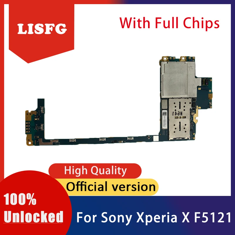 

Replacement For Sony Xperia X F5121 Motherboard 100% Unlocked Logic Board For Sony Xperia X F5121 Mainboard With Full Chips