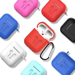 Беспроводные Bluetooth наушники протектор для наушников чехол для Apple Airpods защитный чехол для Airpods с крюком без наушников