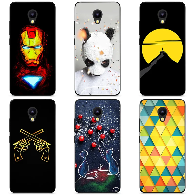 For Meizu A5 Meilan Case Hard Plastic Back Cover Cases Painting Abstract Coque Patterned Shell Skin |