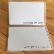 3000 шт./лот 125 кГц TK4100 4102/EM4100 чип карта радиочастотной идентификации карты ПВХ смарт-карта