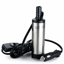 Portable DC 12V Submersible Transfer Pump 38mm Water Oil Diesel Fuel Transfer Camping Fishing