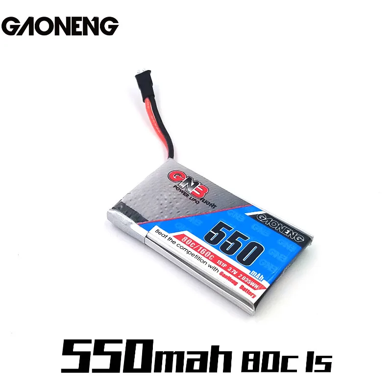 3 шт. литий полимерный аккумулятор Gaoneng 550 мАч 7 в 80C/160C разъем JST или XT30 для
