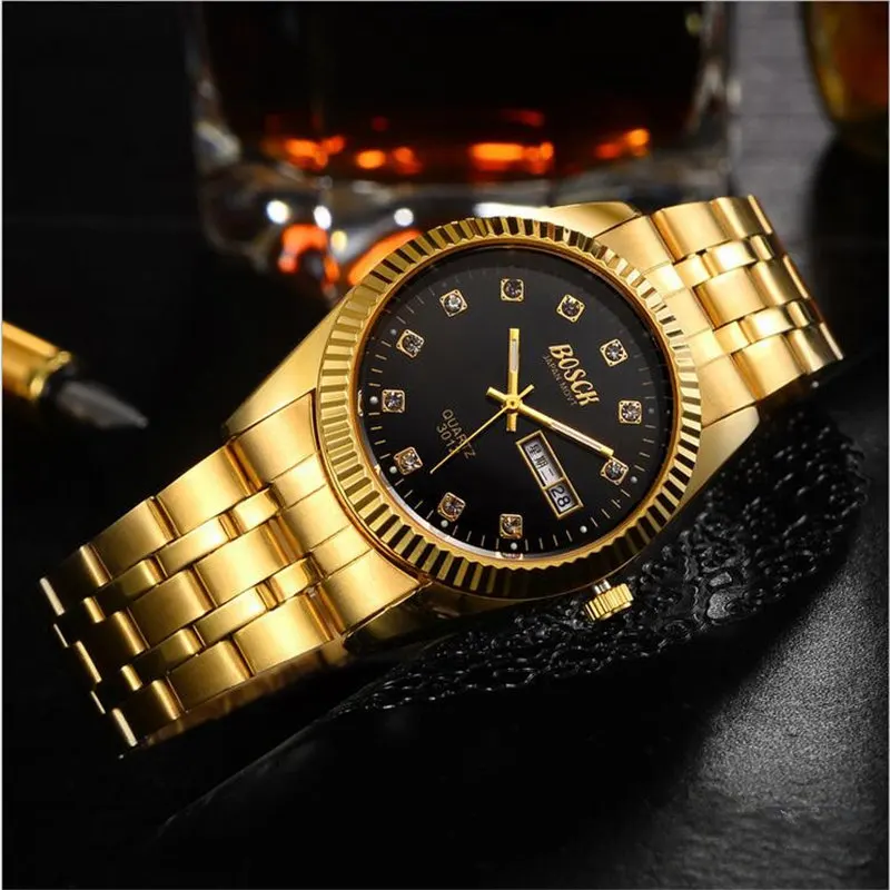 Foreign Trade Watch large multi-time zone men's quartz watch