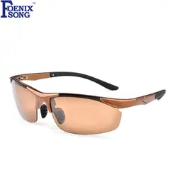 FOENIXSONG Новый Ретро Óculos черные очки поляризованные Очки Солнцезащитные очки Щит рама Для женщин Для мужчин Брендовая Дизайнерская обувь