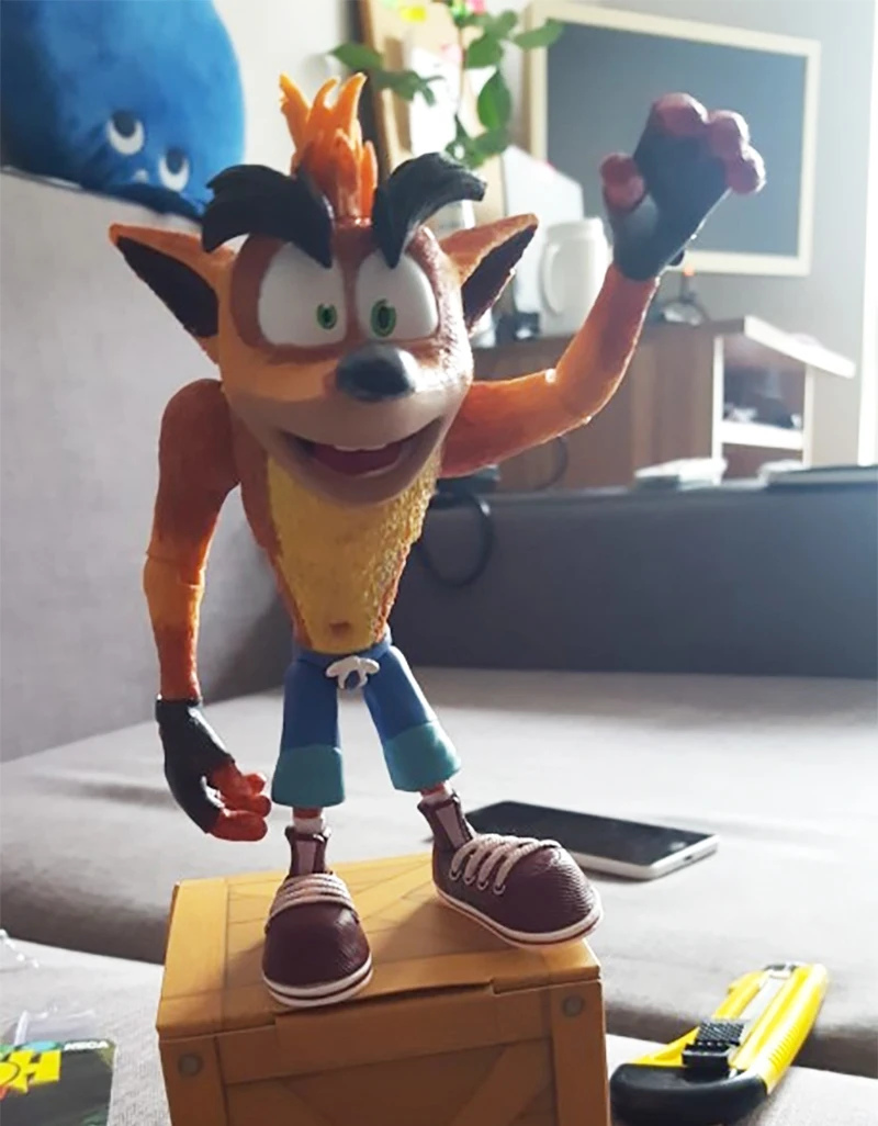 NECA оригинальная игра Crash Bandicoot Sane Trilogy фигурка модель игрушка кукла