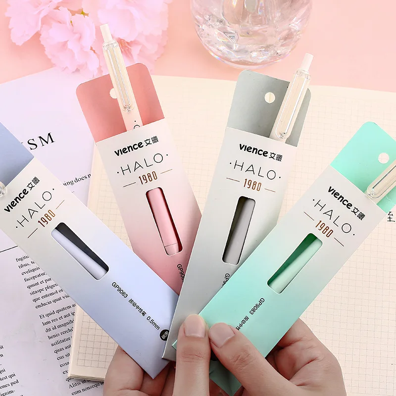 

gel pen 0.5mm kawaii cute Black pen school student signature pen gift set for children stationery Wholesale drop shipping