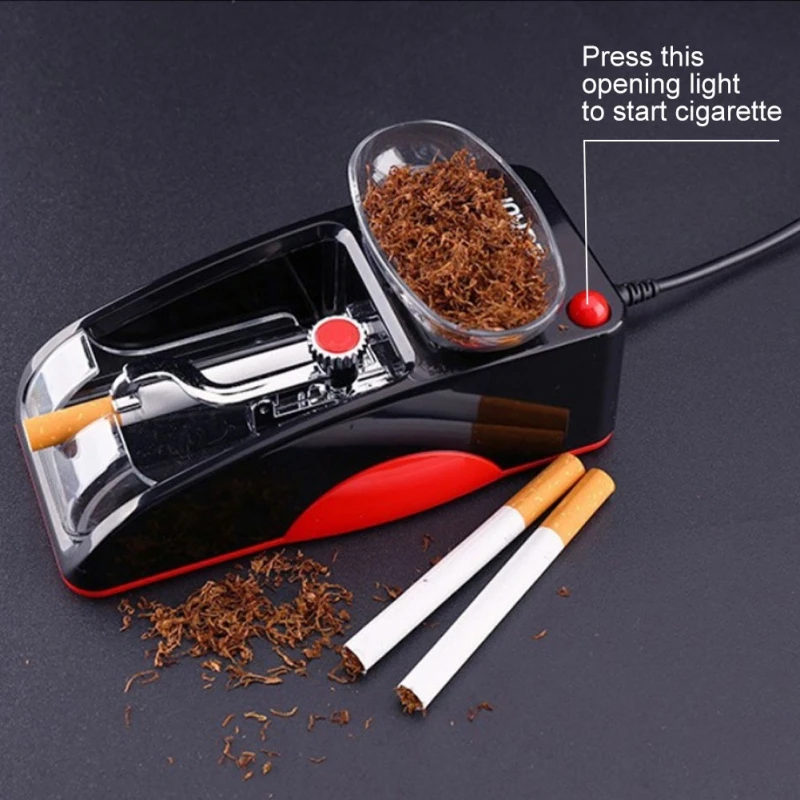 

Electric Cigarette Machine Easy Automatic Making Rolling Machine Tobacco Electronic Injector Maker Roller DIY Drop Shipping
