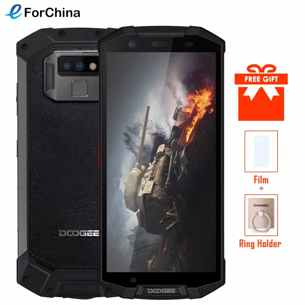DOOGEE S70 IP68 IP69K Waterproof 4G SmartPhone 5.99 Inch MT6763 Octa Core 6GB+64GB 16MP+12MP Dual Rear Camera Android 8.1 NFC DOOGEE S70 IP68 IP69K Waterproof 4G SmartPhone 5.99 Inch MT6763 Octa Core 6GB+64GB 16MP+12MP Dual Rear Camera Android 8.1 NFC