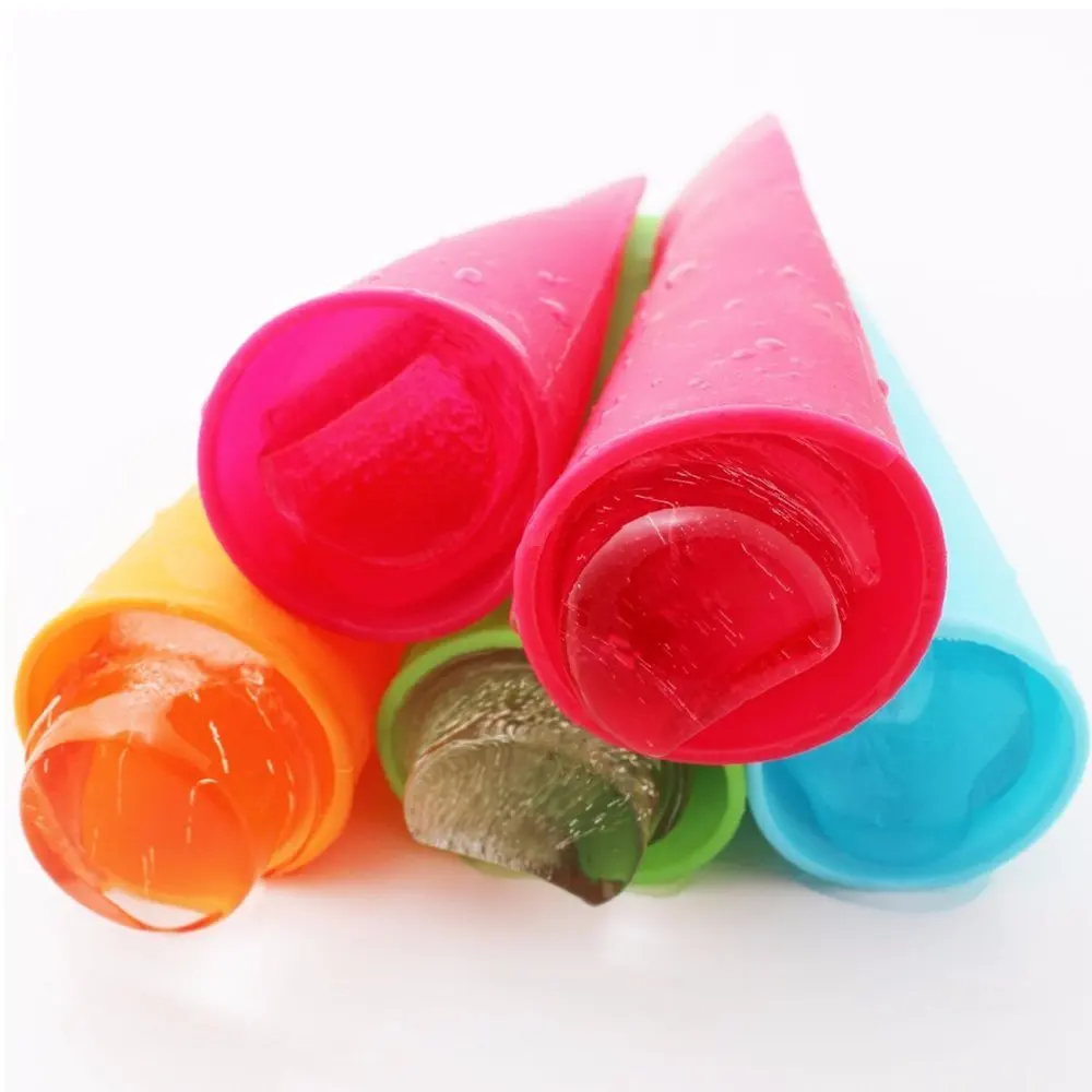 Силиконовые поп формы BPA бесплатно форма для мороженого силиконовые трубки с крышками