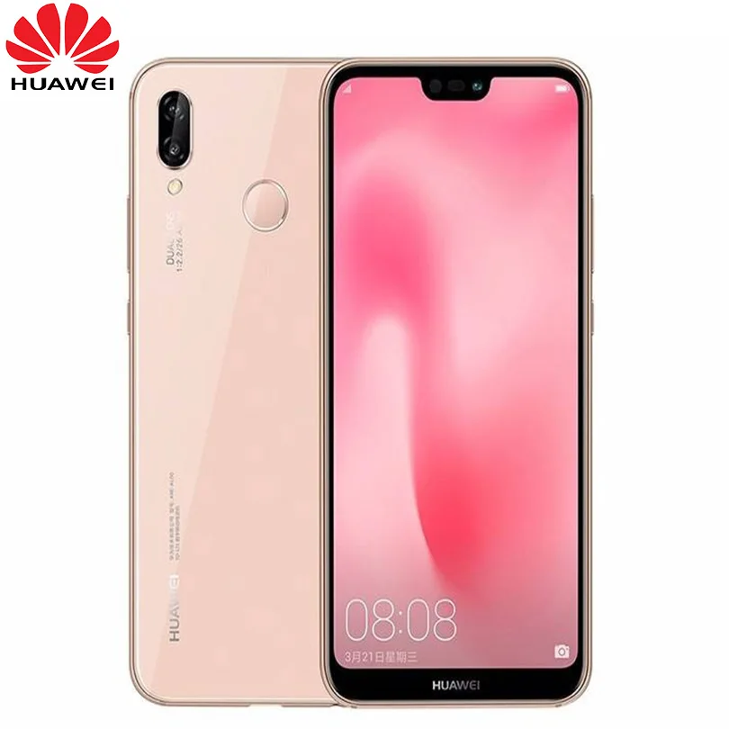 Huawei P20 Lite, глобальная прошивка, NOVA 3E, смартфон с функцией распознавания лица, 5,84 дюймов, полный экран, Android 8,0, стеклянный корпус, фронтальная камера 24 МП