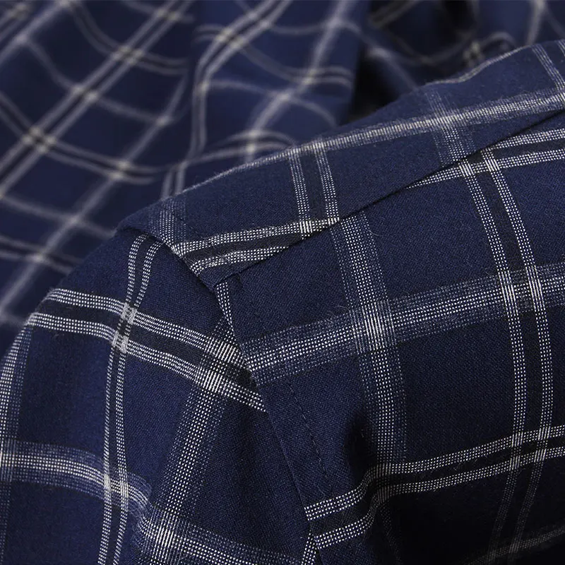 DANDY HOMME2016fashion Осенняя брендовая одежда мужские повседневные рубашки с длинными рукавами в клетку и темно-синие, новая поставка зауженные мужские рубашки для мальчиков однобортный