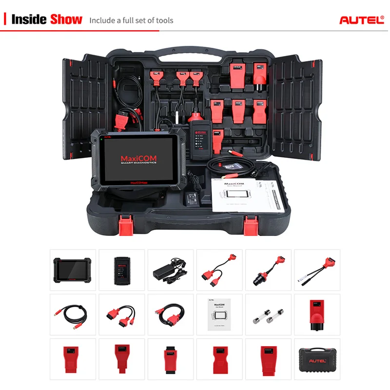 Autel MK908 OBD2 сканер диагностический инструмент ECU кодирование двунаправленный Android