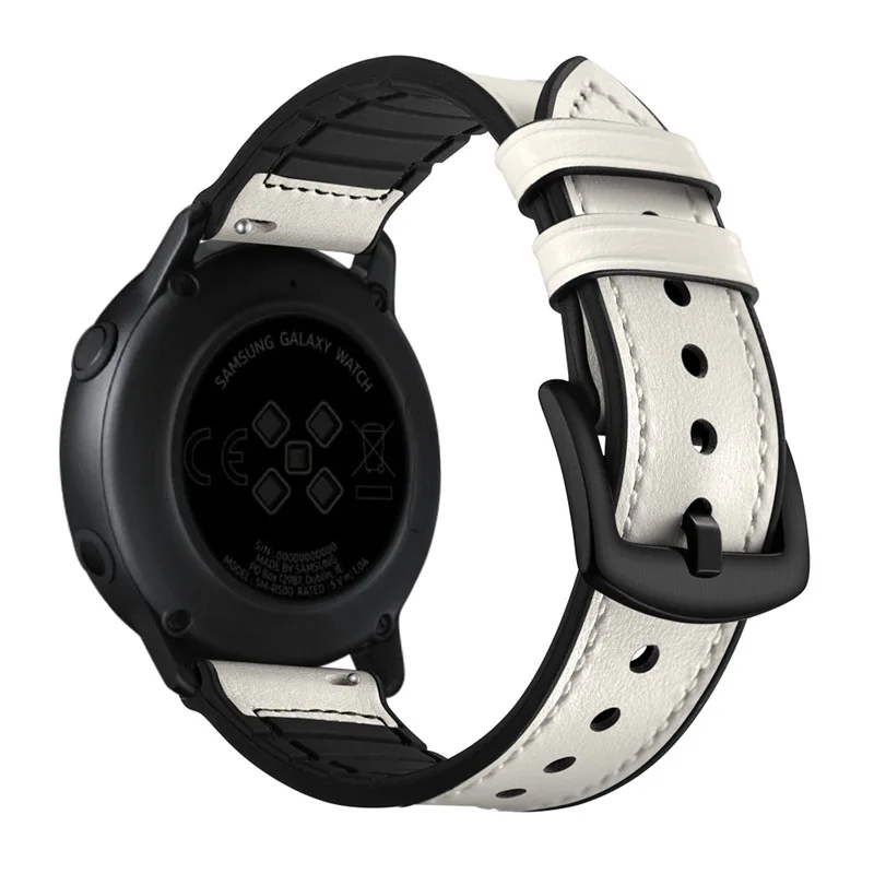 20 мм Винтаж кожа устойчивое замена ремешок для samsung Galaxy Watch 42mm Active для Шестерни S2 классическая спортивная Amazfit Bip