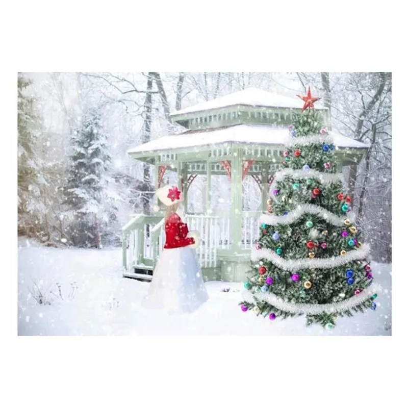 

Cute Diamond Embroidery Snow Scene 5D Cross Stitch Diamond Painting Christmas Bell Rhinestone Square Full Drill Handwork Mosaic