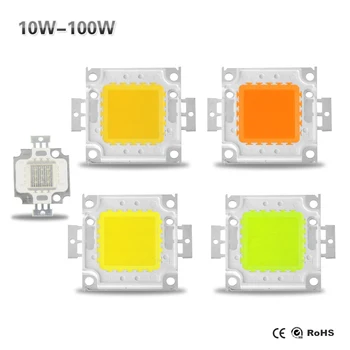 

50W 100W Watt White/Red/Green/Blue/RGB High Power COB LED lamp Lamps Chips Bulb For DIY Floodlight Spot light Lawn