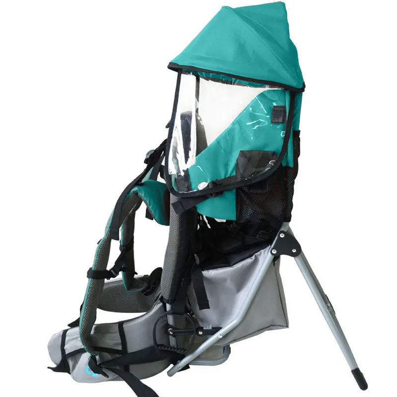 Foldable Baby Travel carrier Waterproof Baby Toddlr Hiking Backpack Outdoor Mountaineering Shade Carrier-Original Frame Chair