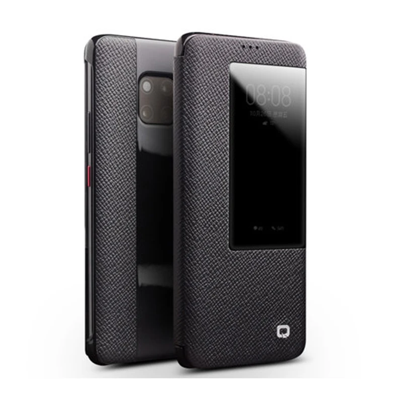 Luxury Smart Case for Huawei Mate 20Pro Genuine Leather Phone Case Window Cover for Huawei Mate 20RS 20 Pro 20 RS Fundas Skin