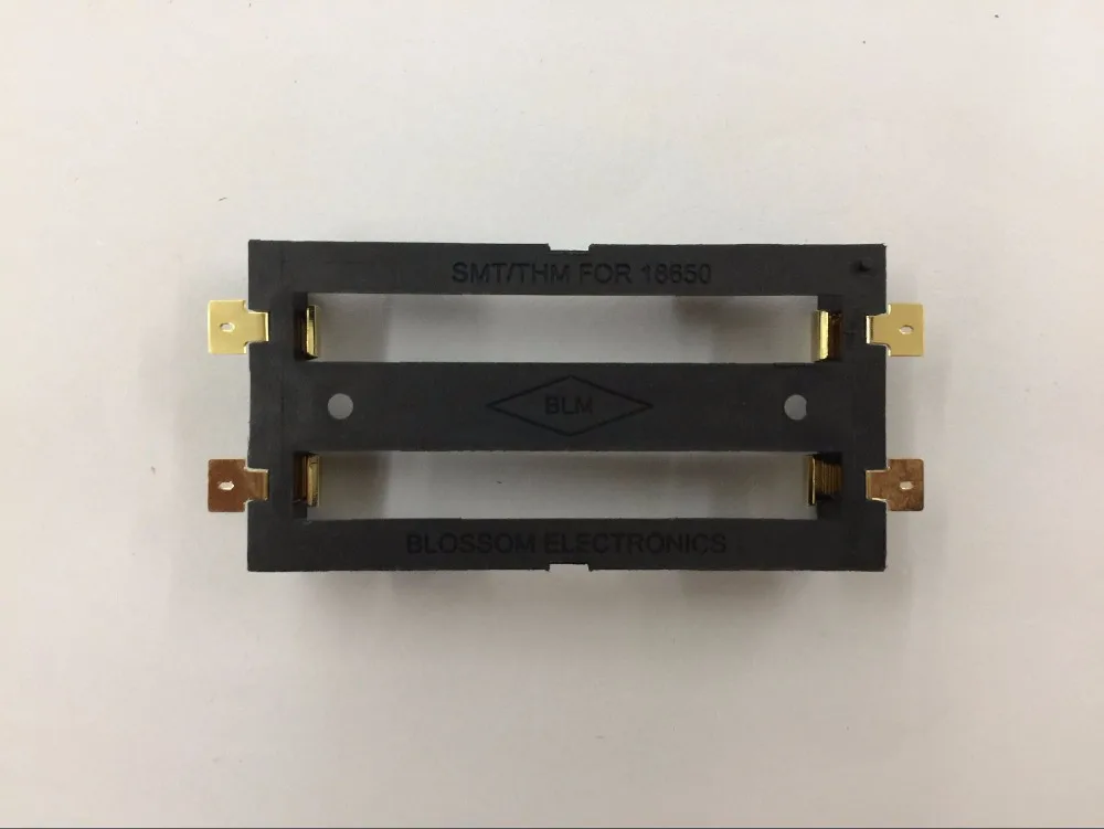 1 шт./лот Высокое качество 1X18650 Держатель аккумулятора SMD с бронзовыми контактами