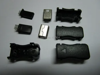 

100 Pcs Per Lot 10 pin Mini USB Plug Male Socket Connector 10 Pin Plastic