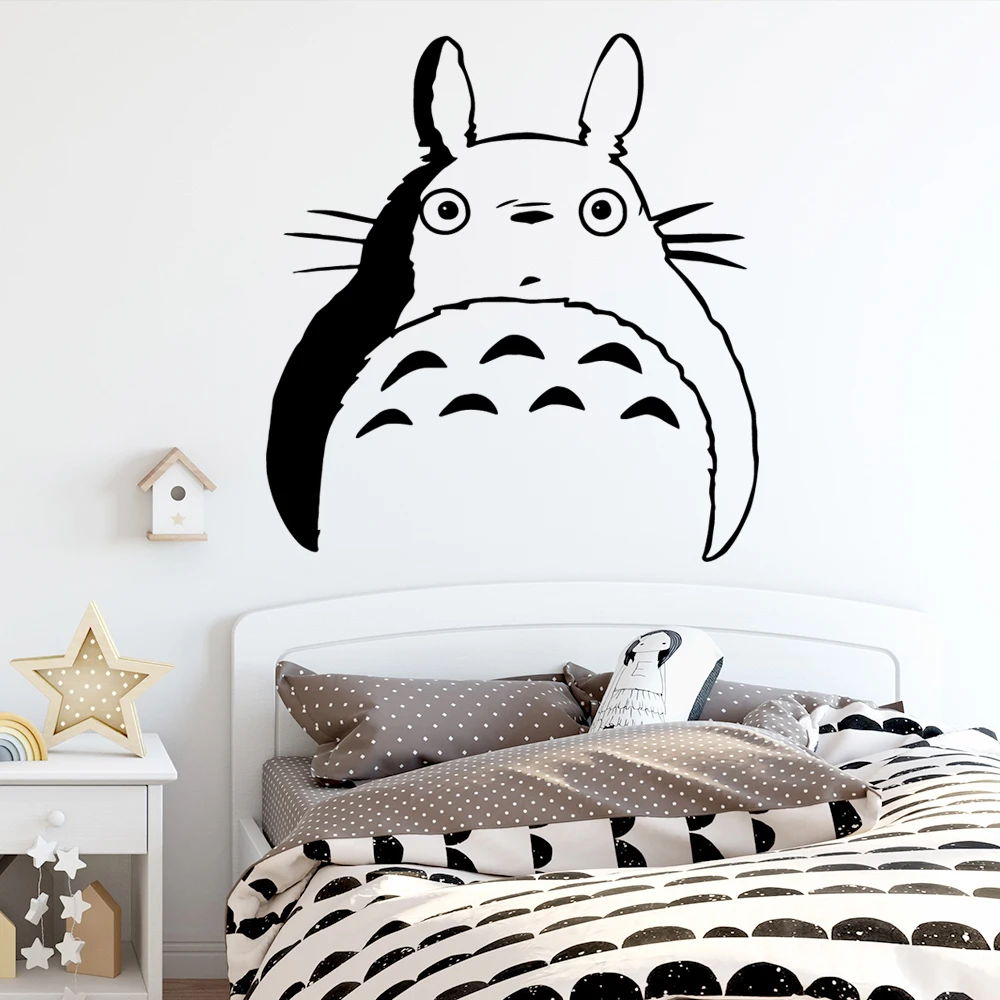 

Fun totoro Wall Stickers Creative Decal For Kids Rooms Murals Art Sticker Bedroom Totoro Wall Decals Wallsticker Mural