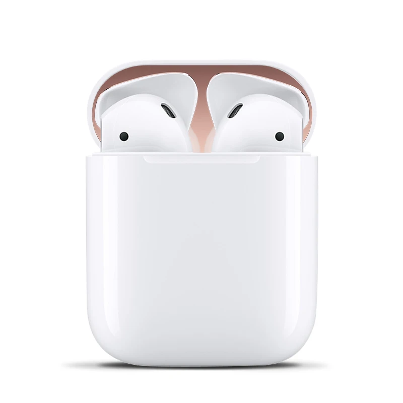 Металлический защитный чехол от пыли для Apple Airpods AirPods защитная наклейка