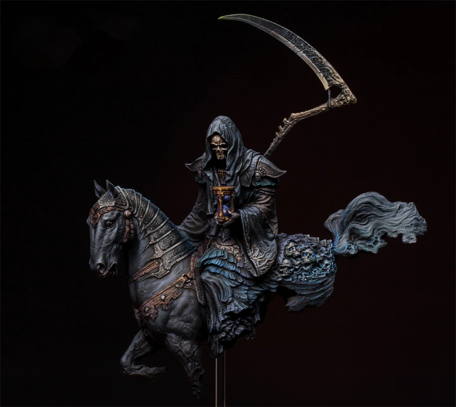 1:32 54mm resin Figures model kit The goddess of war and her heavenly horse k60 