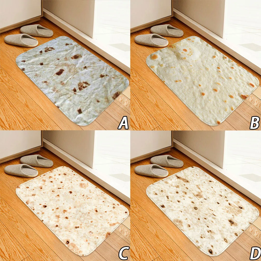 

Food Burrito Wrap Blanket Square Bathroom Carpet 40X60CM rug tapis salon living room alfombras para la sala moderna alfombra