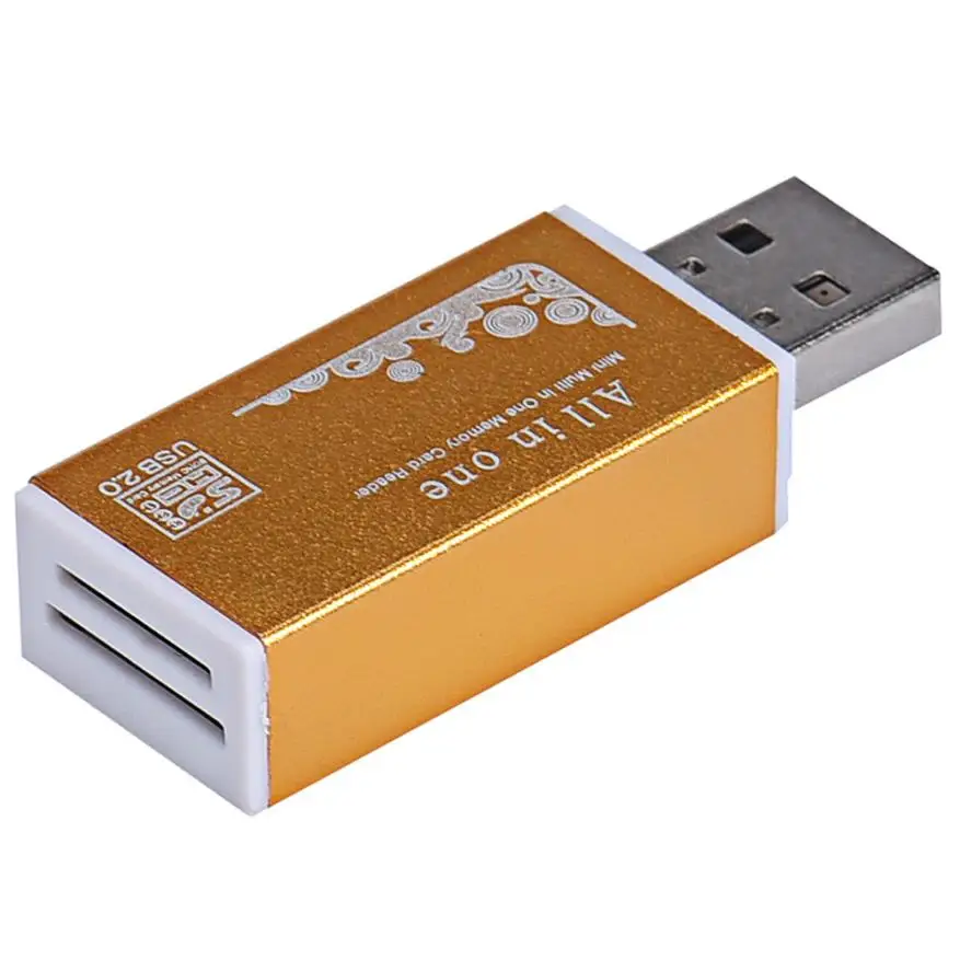 USB 2,0 все в 1 мульти устройство чтения карт памяти t-flash, SD, Micro SDXC, Micro SDHC карта памяти Micro l0721 #3