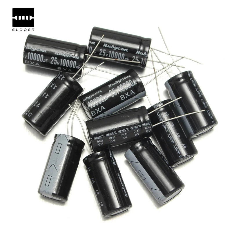

Wholesale Price 10pcs Radial Electrolytic Capacitor Capacitance Assortment 25v 10000uf 105C Newest