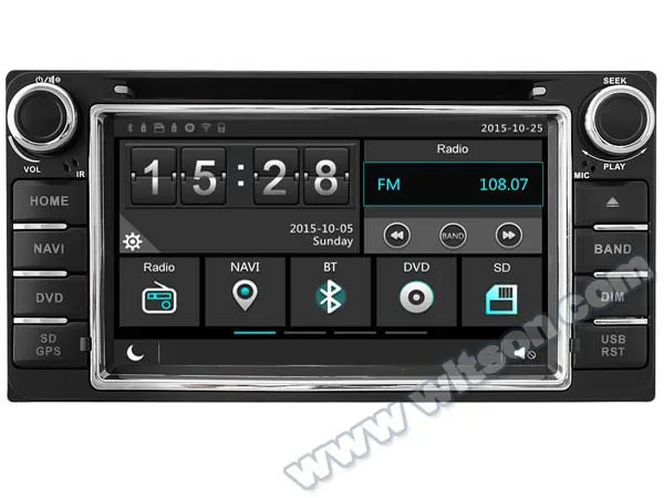 Top WITSON CAR DVD GPS for TOYOTA COROLLA/RAV4 Capctive Screen+1080P+DSP+WiFi+3G+DVR+Good Price 1