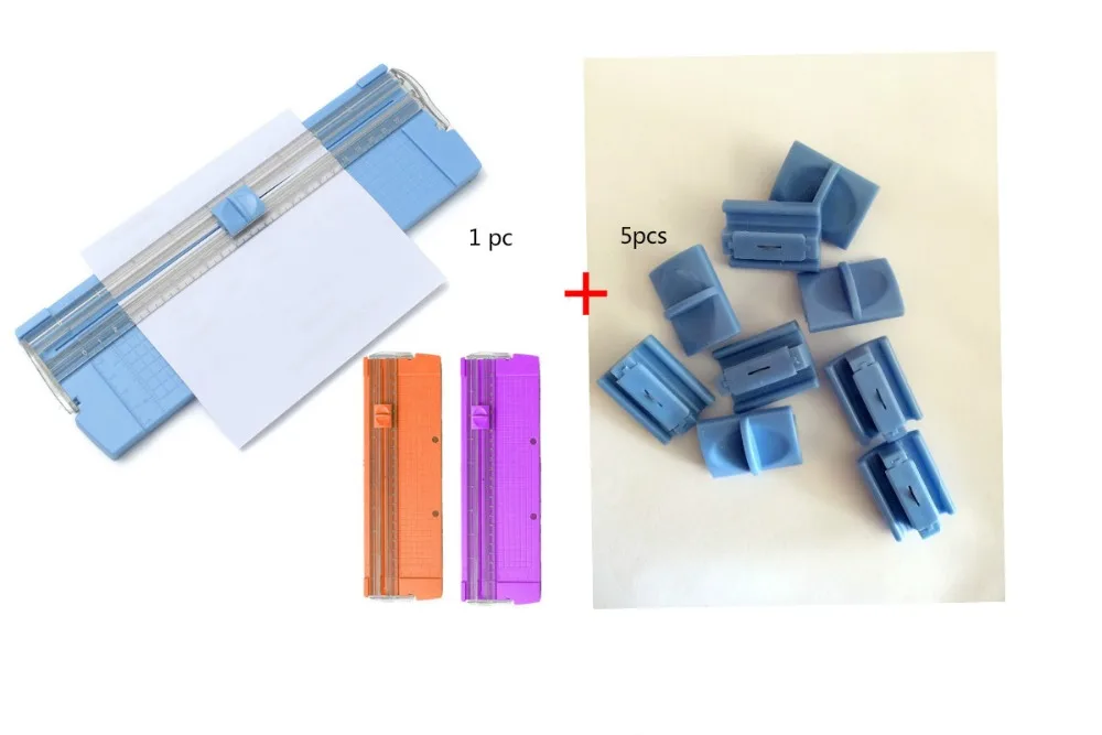 Офисный Набор A4 прецизионный бумажный карточный художественный триммер для резки фото+ 5 шт. Запасной нож для резки бумаги триммер запасные части