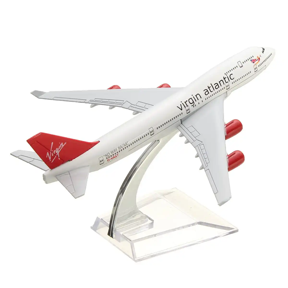 160mm Metal Plane Model Aircraft B747 Virgin Atlantic Aeroplane