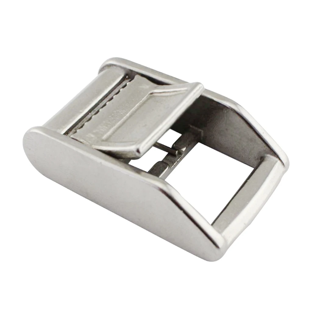 1'Stainless Steel Cam Flap Buckle for 25mm Width Tie Down Luggage Cargo Load Lash Strap Silver