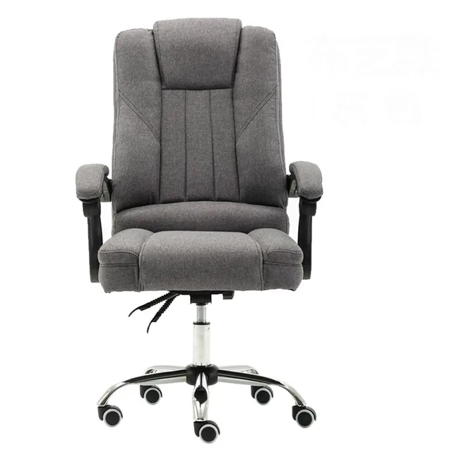 High Back Fabric Swivel Executive Office Computer Chair Gray