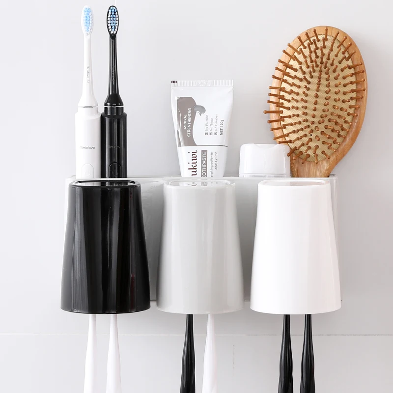 Зубная щётка держатель дисперсер для зубной пасты Аксессуары для ванной комнаты ящик для хранения для ванной комнаты случае предметы домашнего обихода