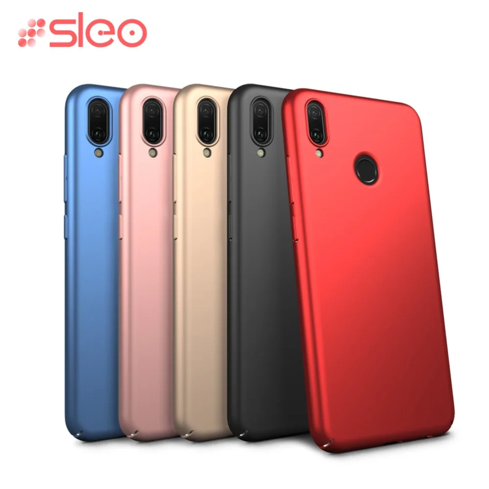 Sleo для huawei Y9 2019 чехол ультра тонкий твёрдый Пластик задняя крышка 360 градусов