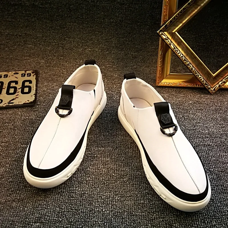 

2018 ouyilu Man Woman Brand Sport Shoes Men Skateboarding Shoes Genuine Leather Antiskid and wear-resistant Sneakers 38-44