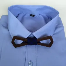 Веселые романтические мужские галстуки для отдыха деревянный лук галстук бабочка с подарочной коробкой пользовательский стиль